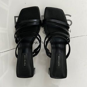 Topshop Black Sandals